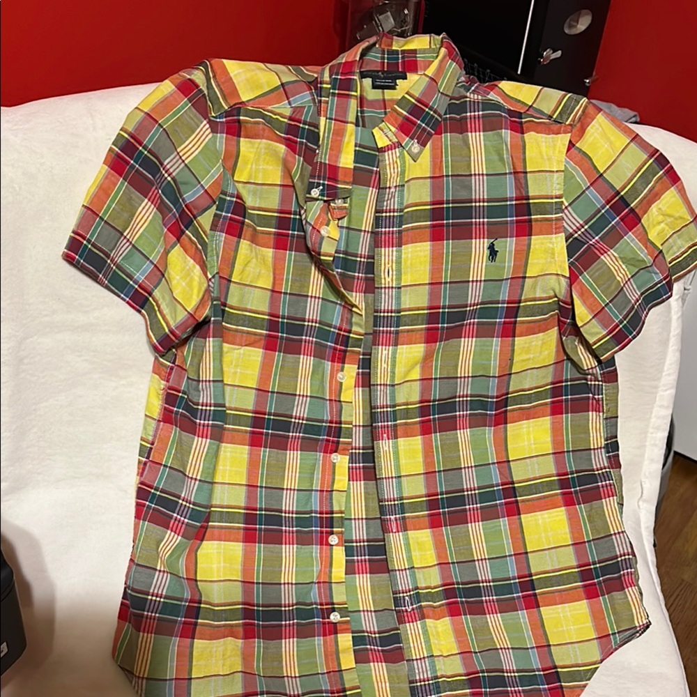 Plaid Short Sleeve Shirt